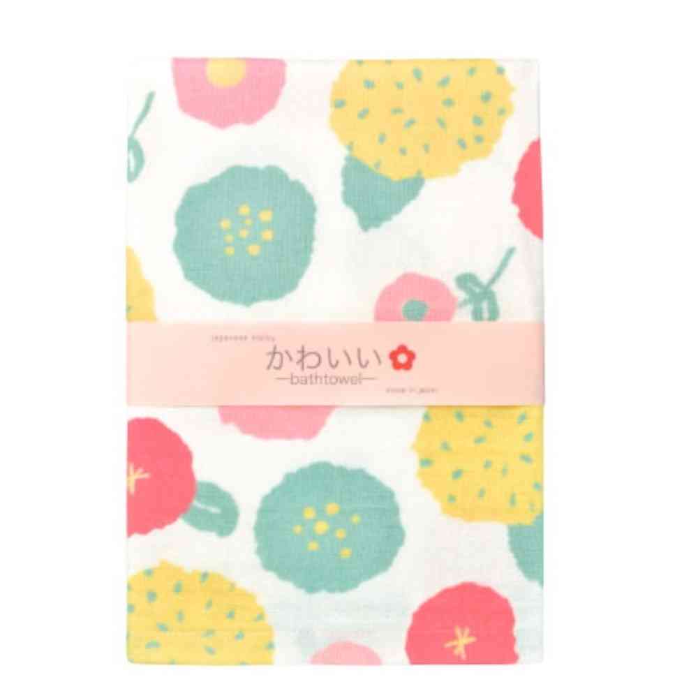 日繊商工 ジャパニーズスタイル フラワーダンス バスタオル 1枚