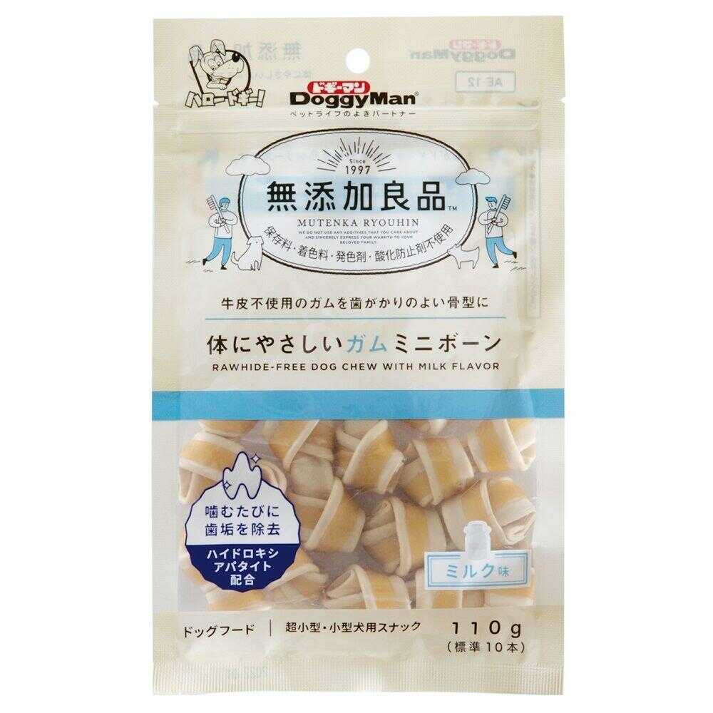 ドギーマン 無添加良品 体にやさしいガム ミニボーン 110g