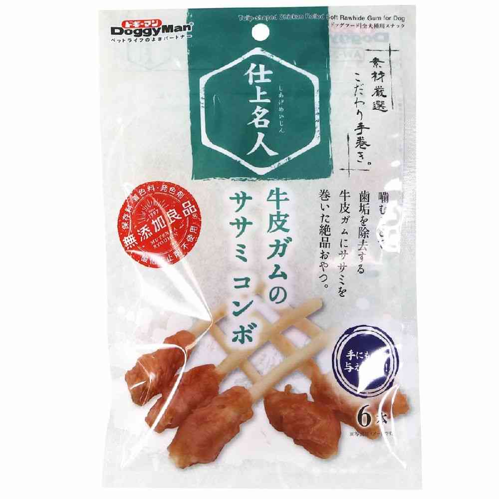 ドギーマン 仕上名人 牛皮ガムのササミコンボ