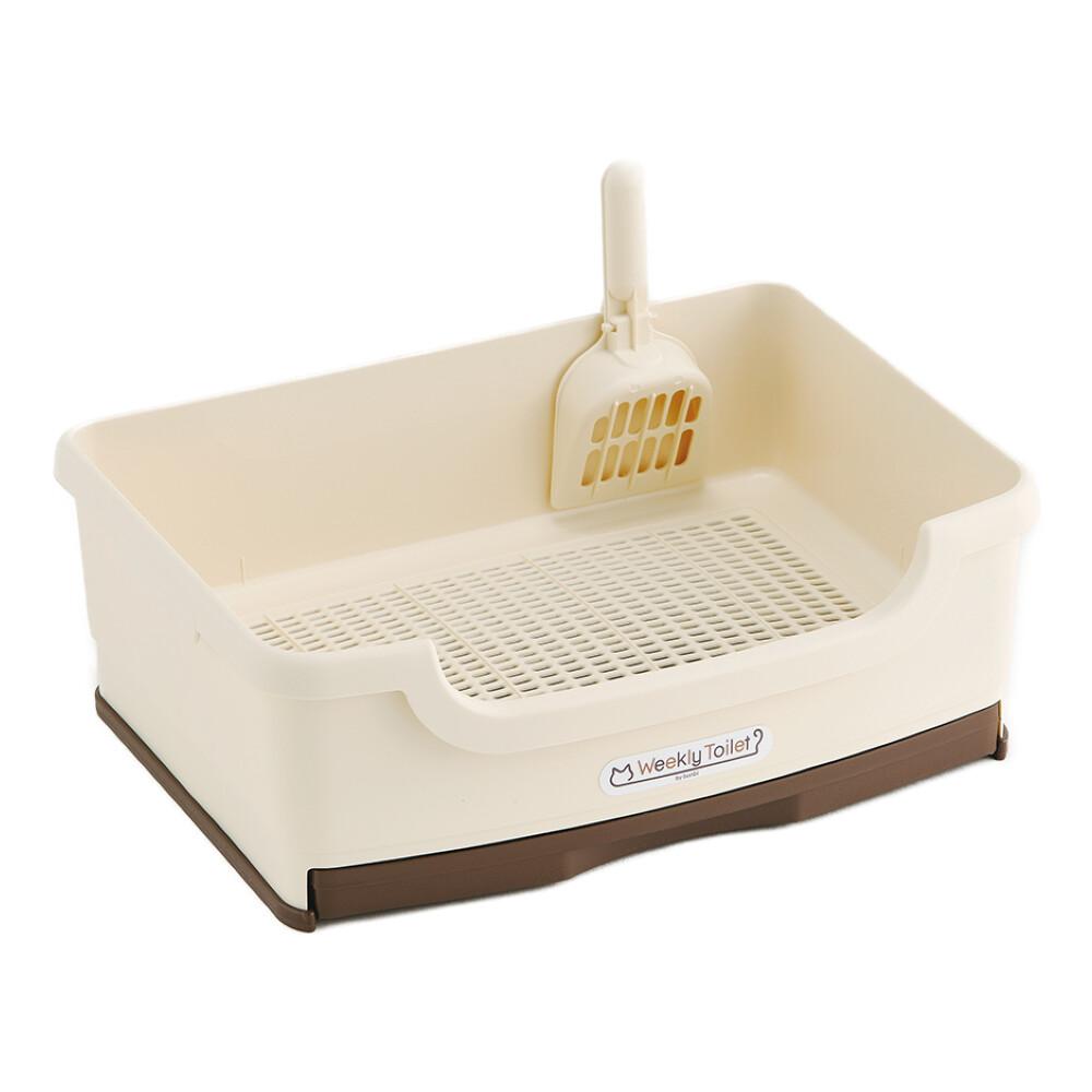 ウィークリートイレ しつける3点セット オフホワイト メーカー直送▼返品・キャンセル不可【他商品との同時購入不可】