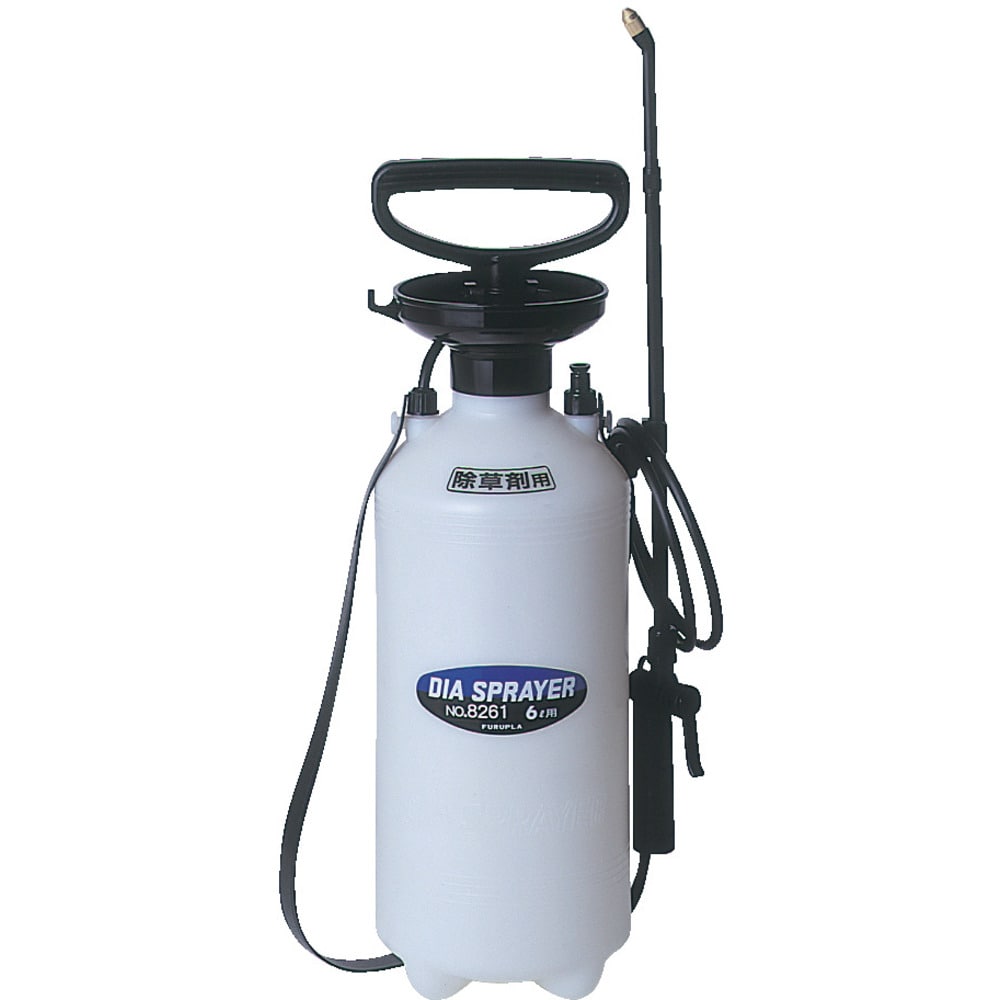 FURUPLA ダイヤスプレープレッシャー式噴霧器 除草剤用6L メーカー直送 ▼返品・キャンセル不可【他商品との同時購入不可】