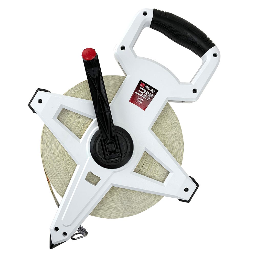 3倍速巻尺 100m SBM-1000 【直送品】 返品・キャンセル・他商品と同時購入は不可