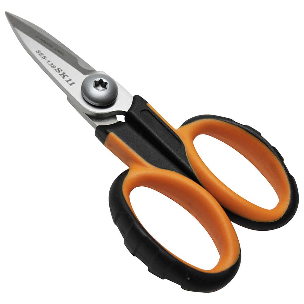 電工はさみ コンパクト SES-138S 【直送品】 返品・キャンセル・他商品と同時購入は不可