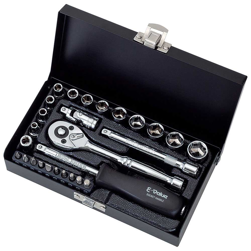 ソケットレンチセット ESR-2027M メーカー直送 ▼返品・キャンセル不可【他商品との同時購入不可】
