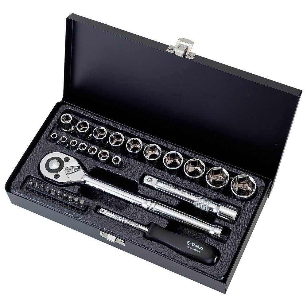 ソケットレンチセット ESR-2430M メーカー直送 ▼返品・キャンセル不可【他商品との同時購入不可】