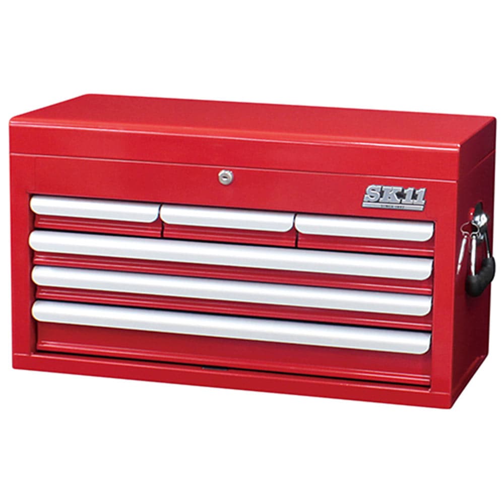 チェスト(4段6引出し) SRC-4060RE メーカー直送 ▼返品・キャンセル不可【他商品との同時購入不可】