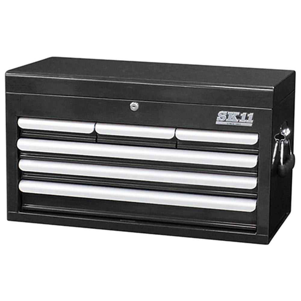 チェスト(4段6引出し) SRC-4060BK メーカー直送 ▼返品・キャンセル不可【他商品との同時購入不可】