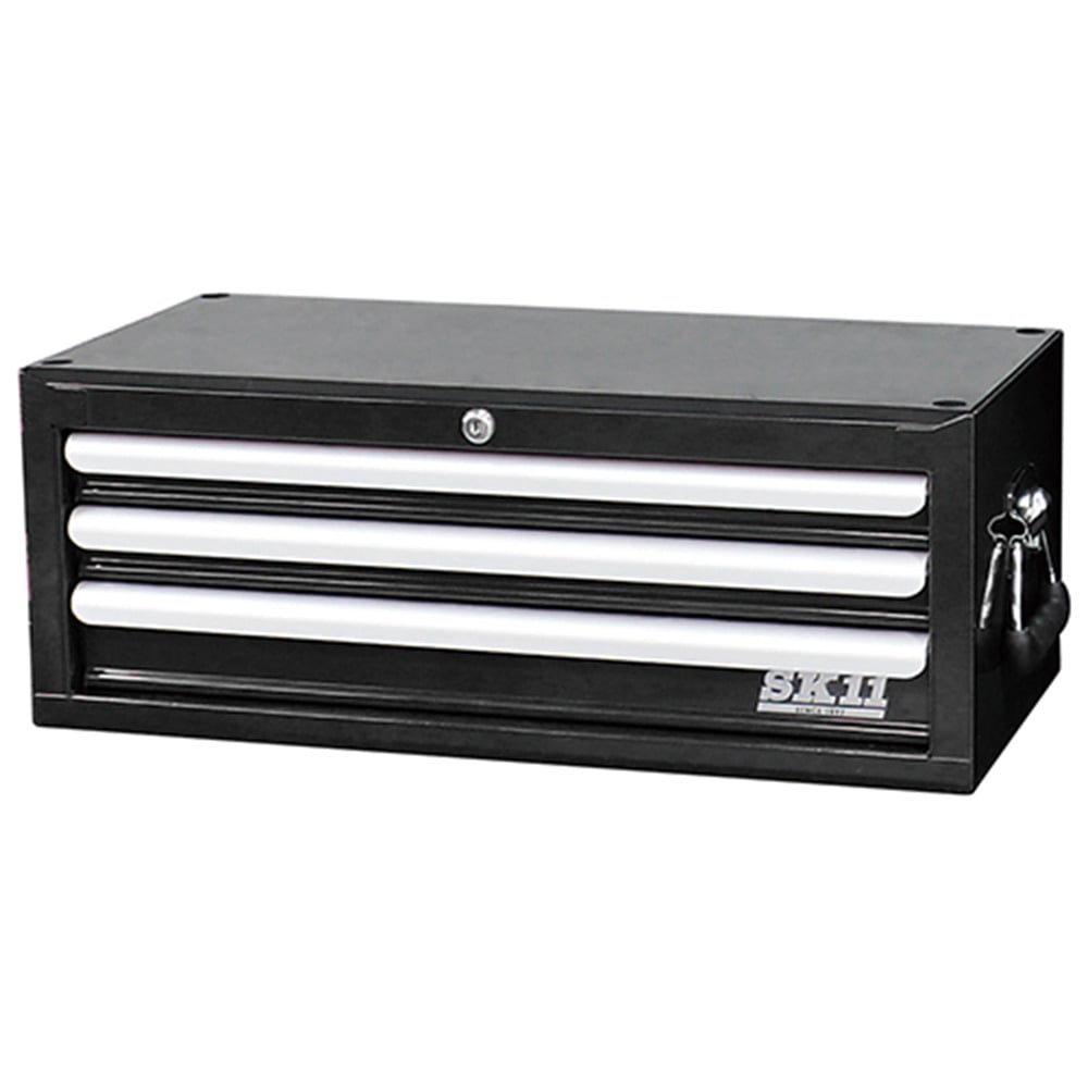 ミドルチェスト(3段引出し) SRC-3030BK メーカー直送 ▼返品・キャンセル不可【他商品との同時購入不可】