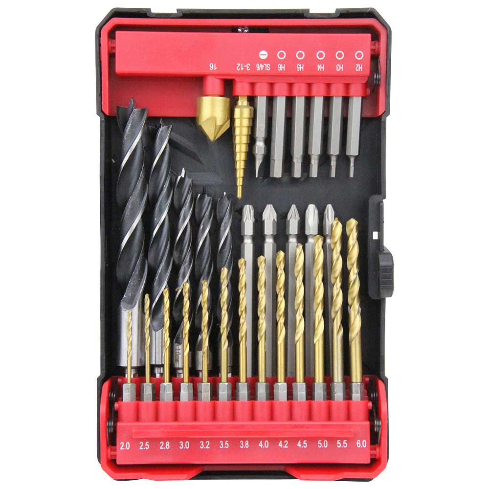 B-Mドリルセット32Pcs SCS-107 メーカー直送 ▼返品・キャンセル不可【他商品との同時購入不可】