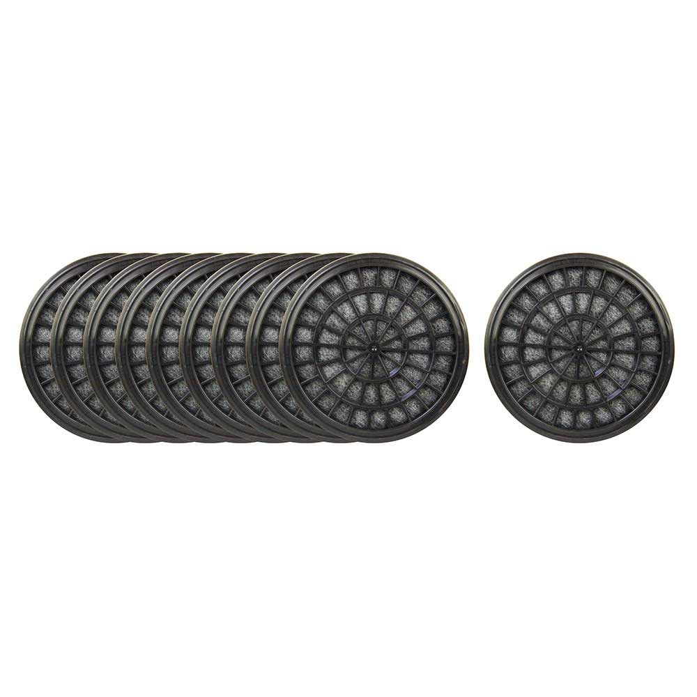 塗装作業用マスク吸収缶 有機ガス用 10PCS 【直送品】 返品・キャンセル・他商品と同時購入は不可