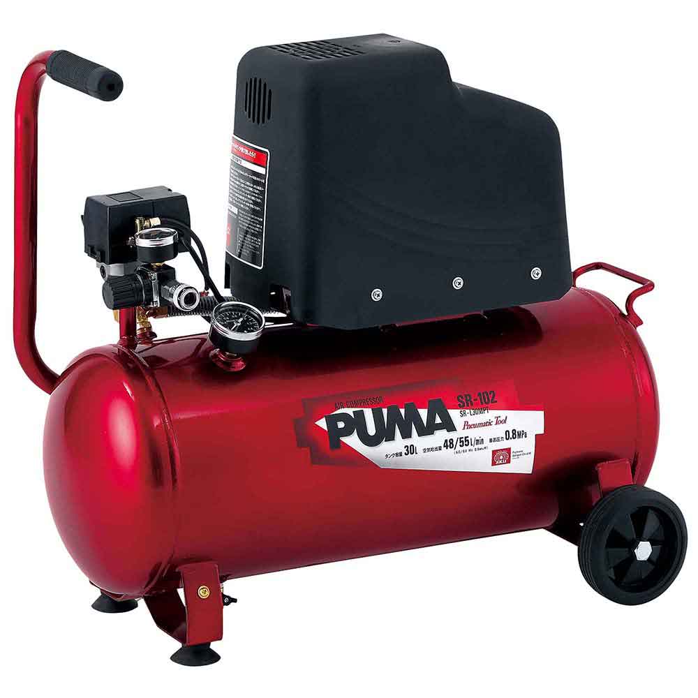 エアコンプレッサSR-102 SR-L30MPT-01 メーカー直送 ▼返品・キャンセル不可【他商品との同時購入不可】