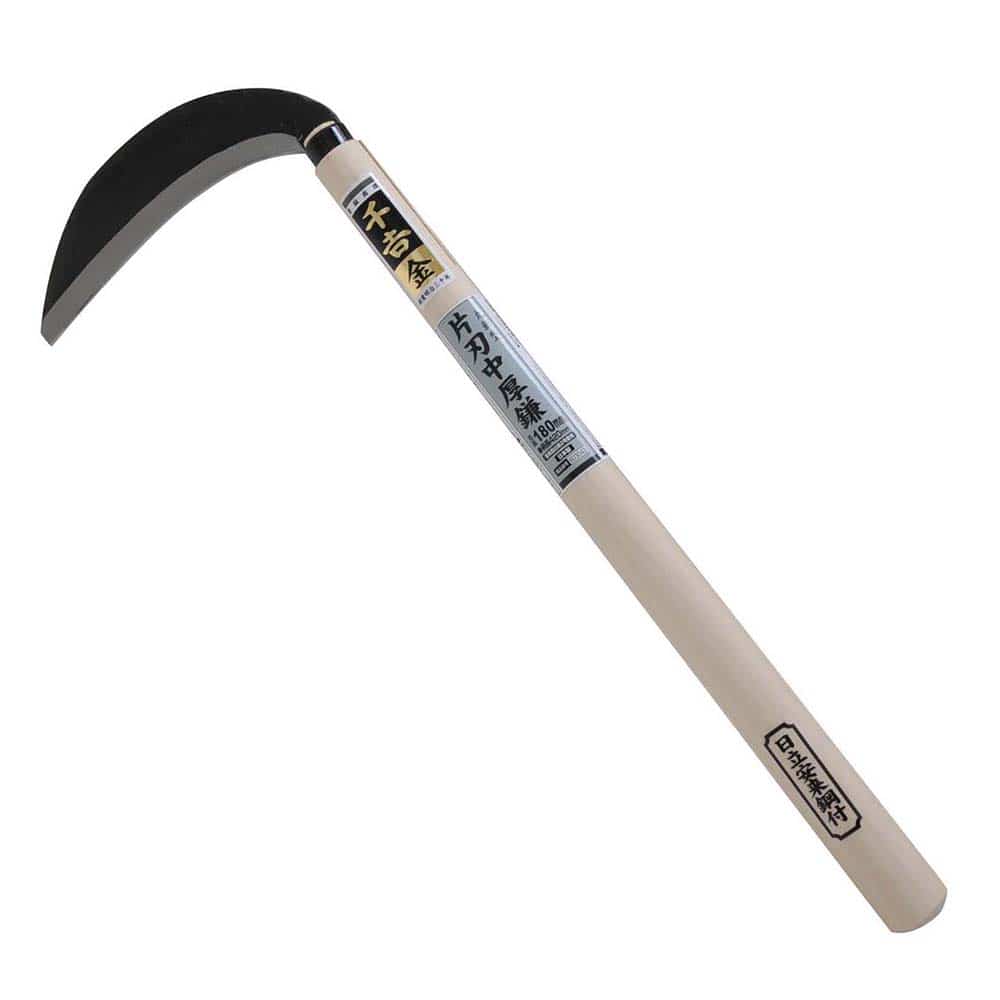 丸新型中厚鎌 180MM 【直送品】 返品・キャンセル・他商品と同時購入は不可