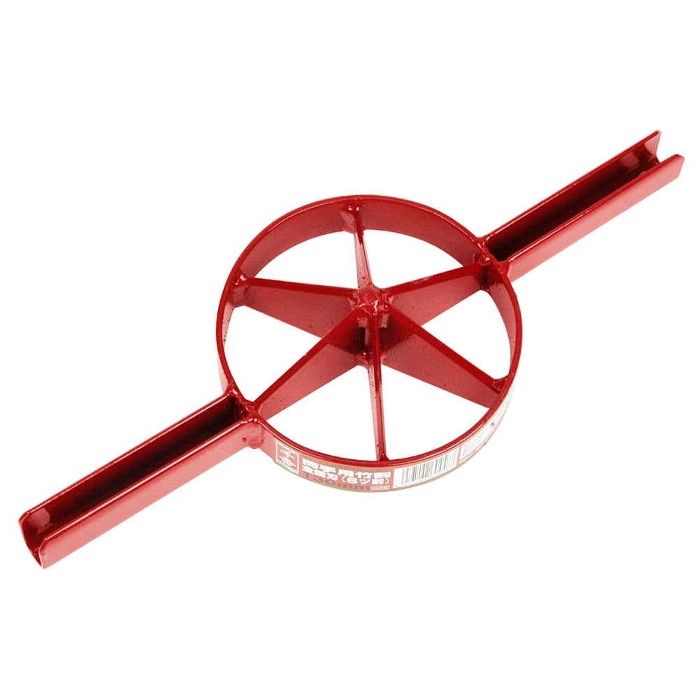 両手用竹割 全鋼刃 6割 130mm メーカー直送 ▼返品・キャンセル不可【他商品との同時購入不可】