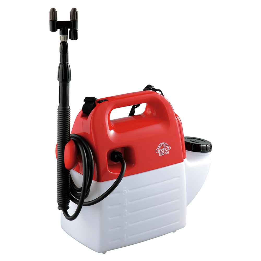 ハイパワー電池式噴霧器 5L SSD-5H メーカー直送 ▼返品・キャンセル不可【他商品との同時購入不可】