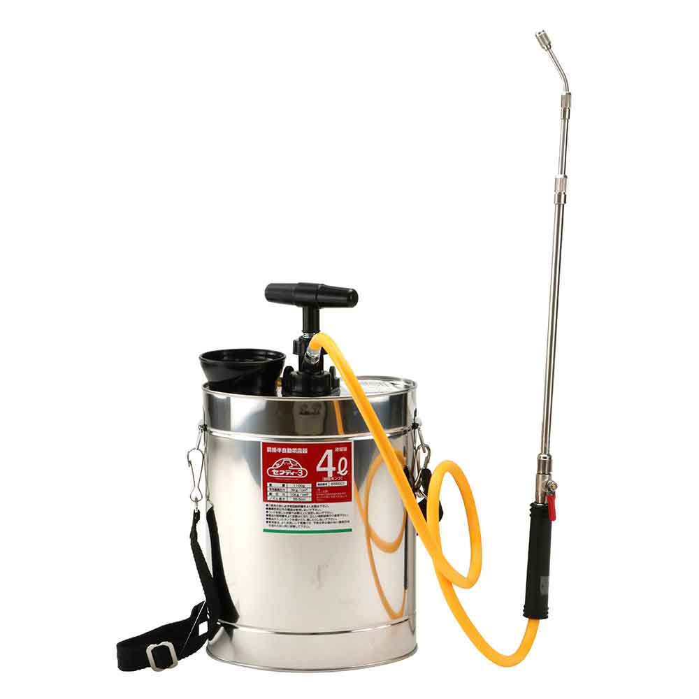 ロングタッチ肩掛半自動噴霧器 4L ジュシポンプ メーカー直送 ▼返品・キャンセル不可【他商品との同時購入不可】