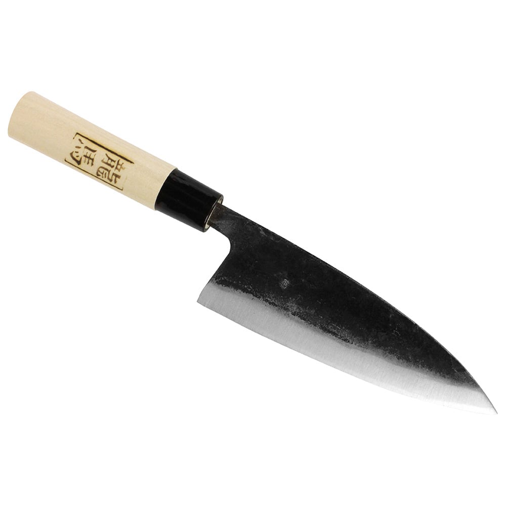 黒打出刃庖丁 165MM 【直送品】 返品・キャンセル・他商品と同時購入は不可