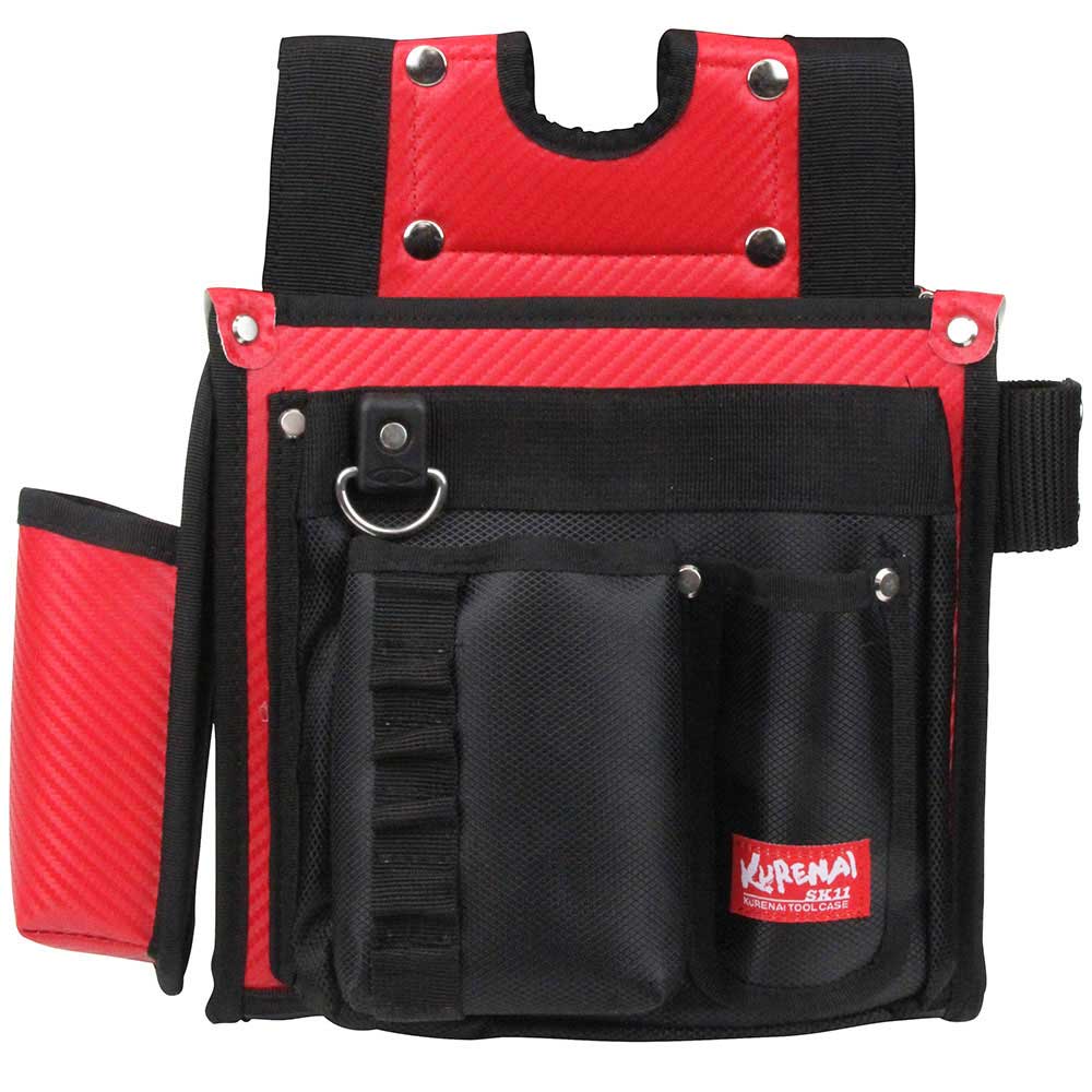 紅 仮枠釘袋 SKC2-6RD 【直送品】 返品・キャンセル・他商品と同時購入は不可