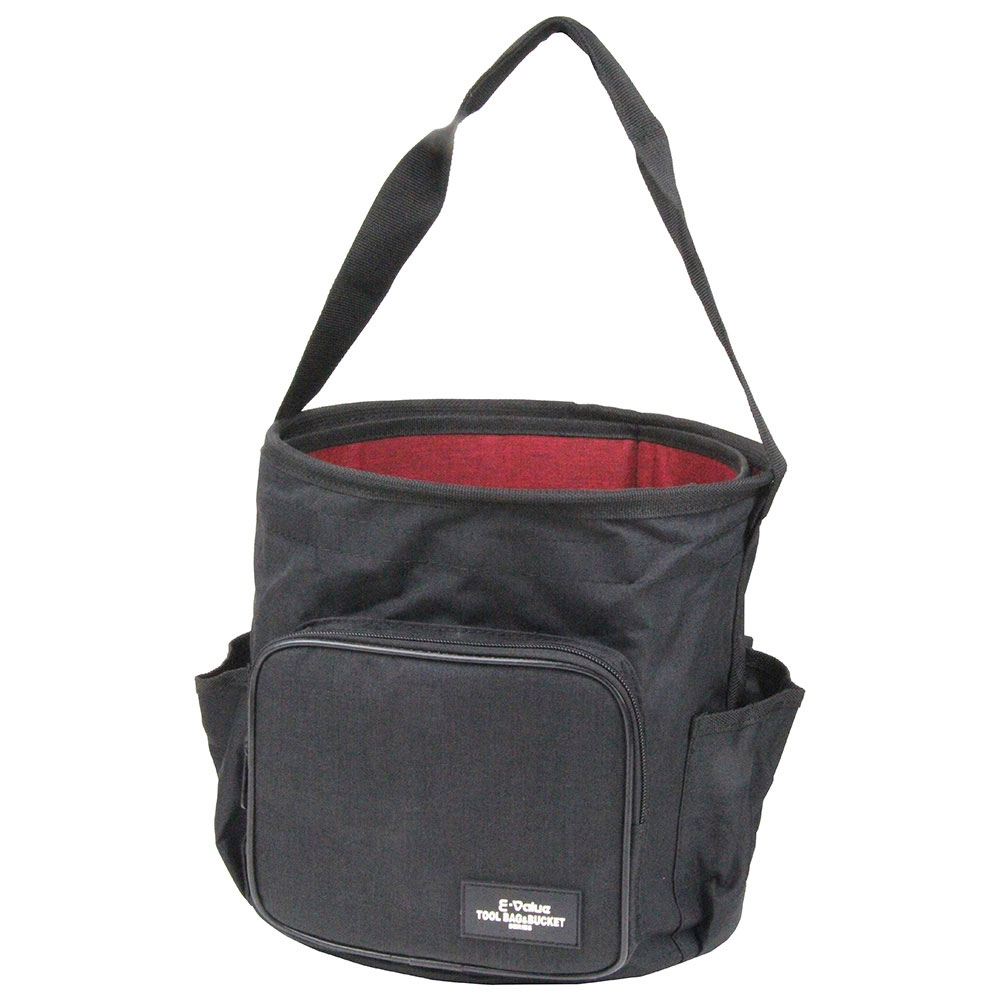 ツールバケット ブラック&レッド 【直送品】 返品・キャンセル・他商品と同時購入は不可