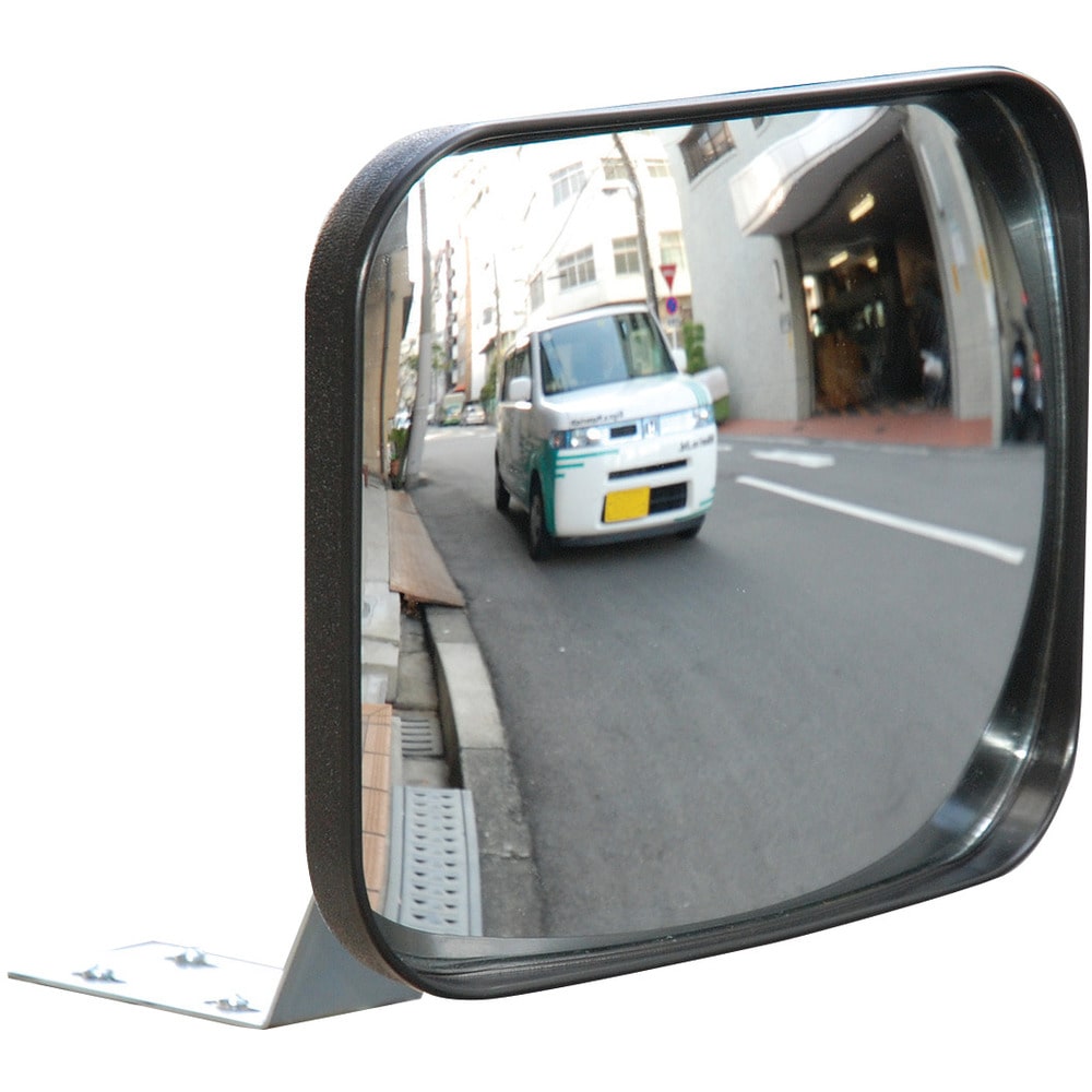 GM224 光 ガレージミラー 角型 200×240MM メーカー直送 ▼返品・キャンセル不可[他商品との同時購入不可]