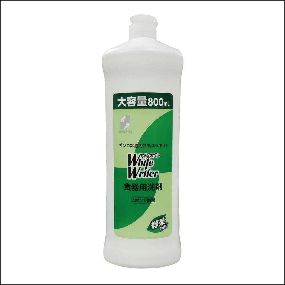 SUN STYLE ホワイトライター 緑茶 800ml   [12個セット]