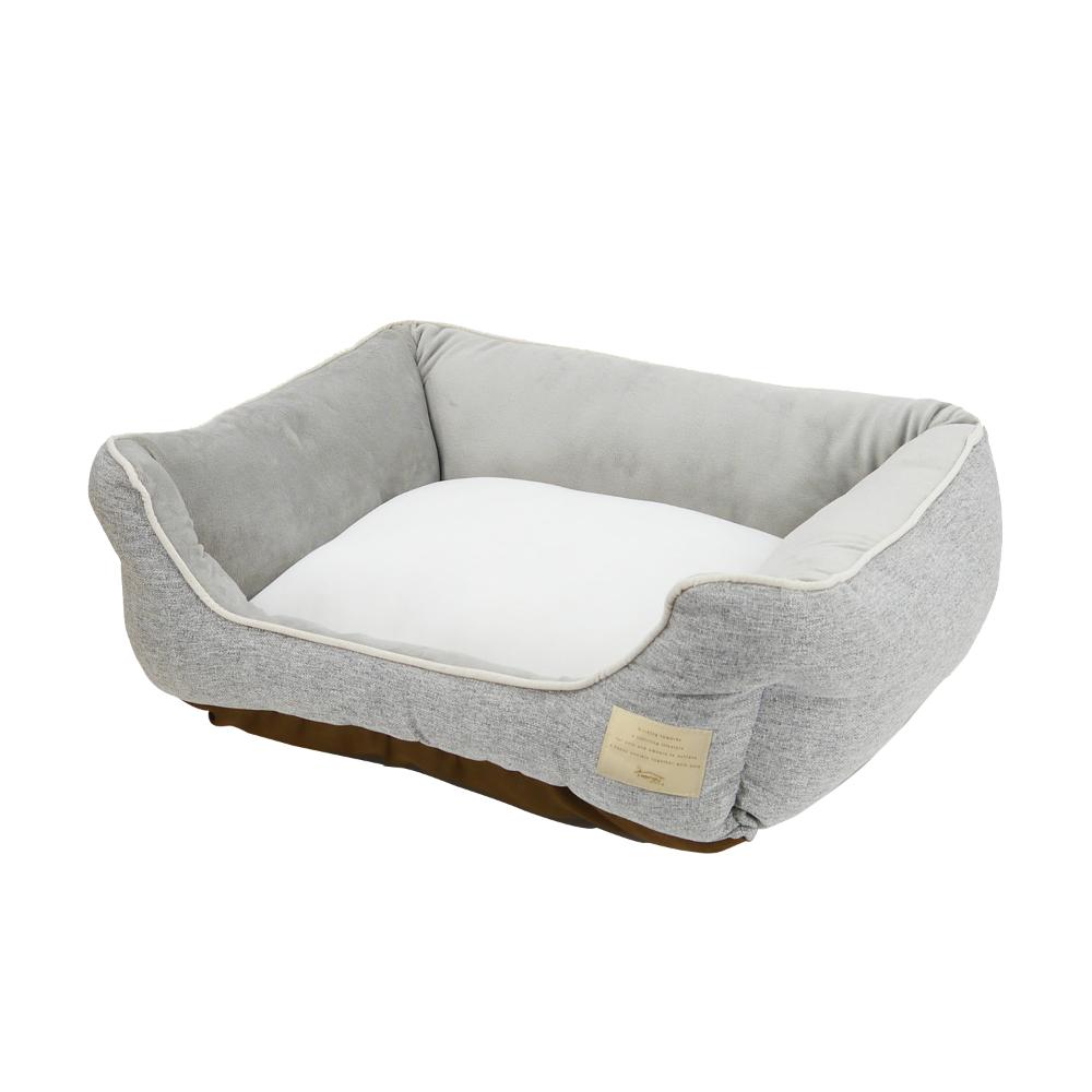 Homey オールシーズンスクエアベッド M グレー メーカー直送▼返品・キャンセル不可[他商品との同時購入不可]