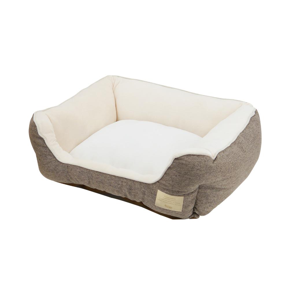 Homey オールシーズンスクエアベッド M ブラウン メーカー直送▼返品・キャンセル不可[他商品との同時購入不可]