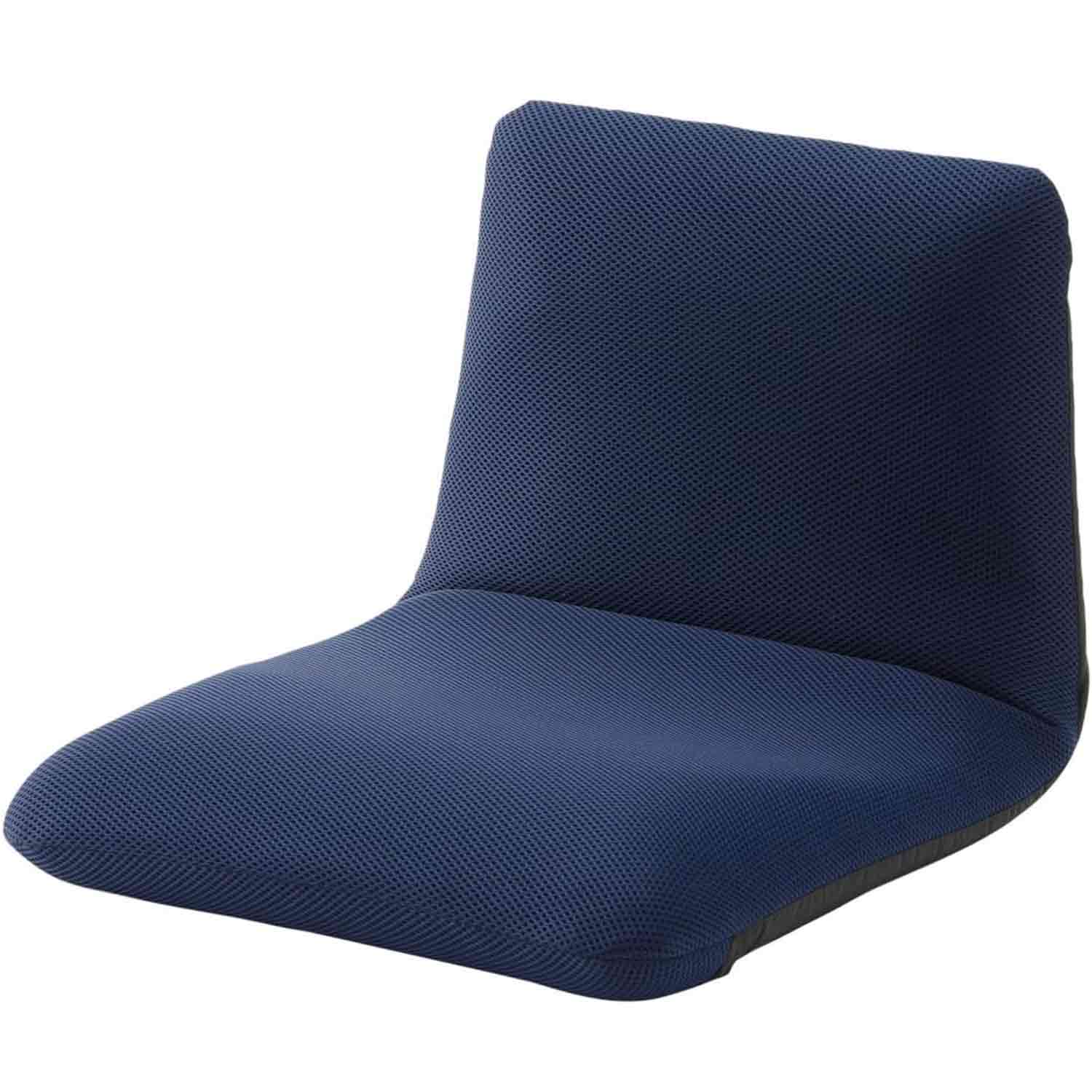 日本製 腰楽座椅子 和楽チェア S メッシュブルー 【直送品】 返品・キャンセル・他商品と同時購入は不可