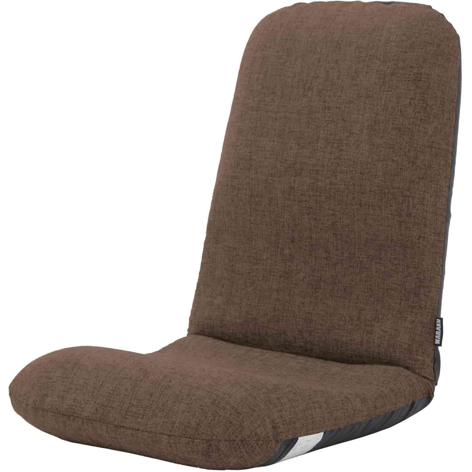 日本製 腰楽座椅子 和楽チェア L タスクブラウン 【直送品】 返品・キャンセル・他商品と同時購入は不可