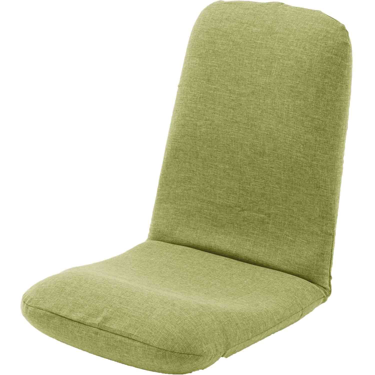 日本製 腰楽座椅子 和楽チェア L タスクグリーン 【直送品】 返品・キャンセル・他商品と同時購入は不可