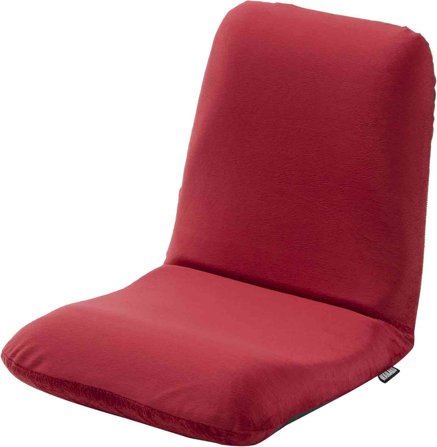 日本製 腰楽座椅子 和楽チェア L テクノレッド 【直送品】 返品・キャンセル・他商品と同時購入は不可