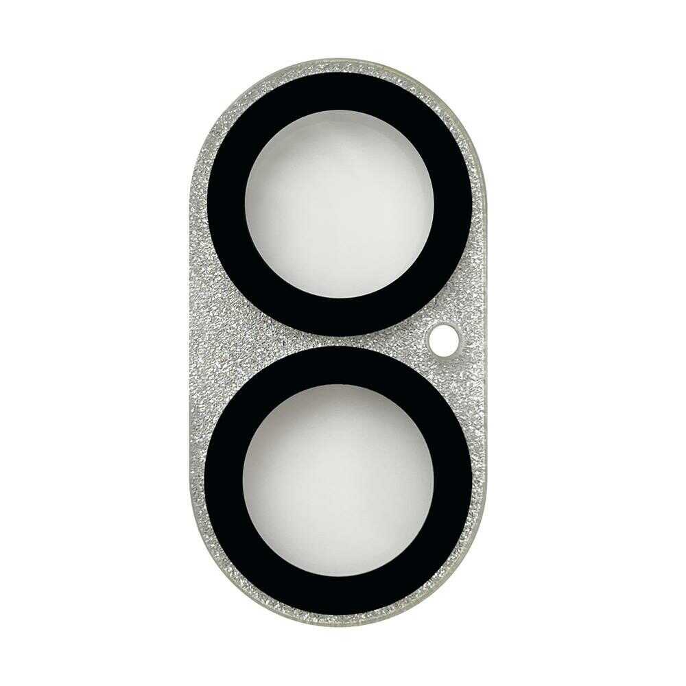 サンクレスト iPhone16/16Plus レンズガード ラメシルバー i38FCBC03