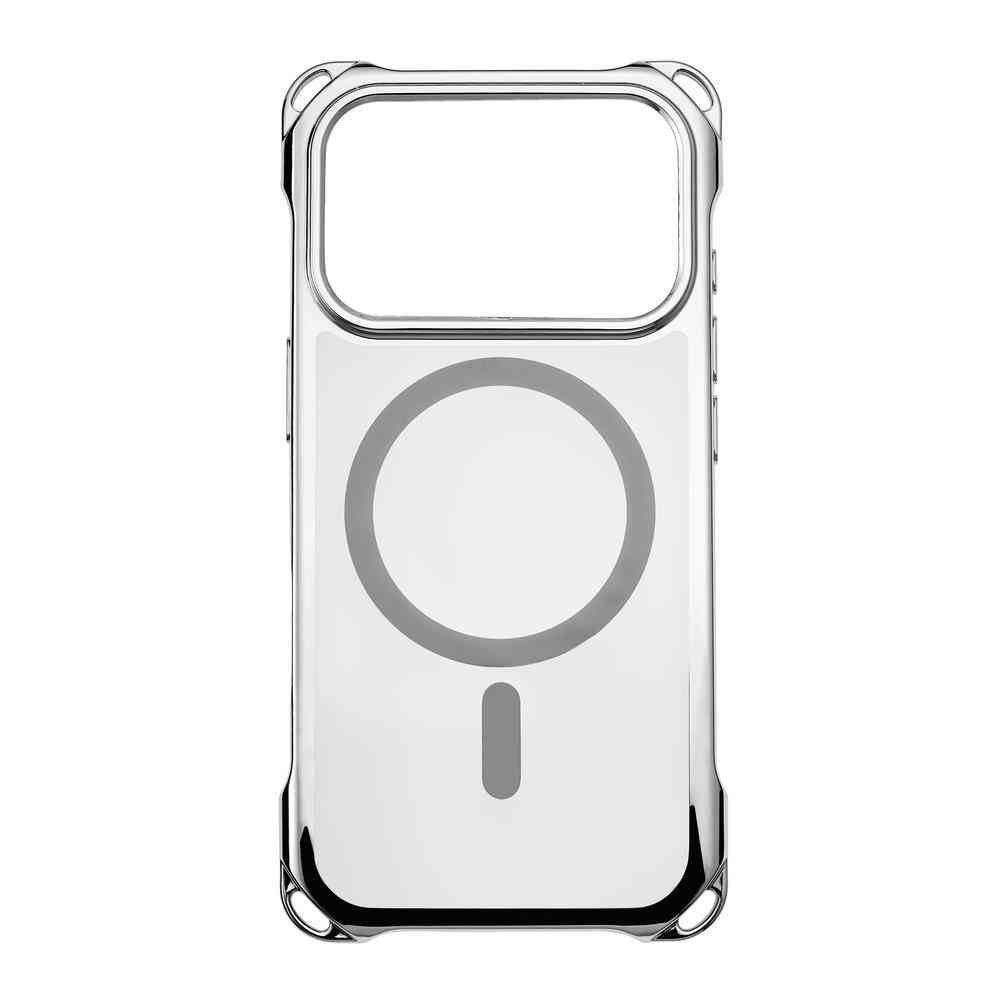サンクレスト 4ホールケース MagSafe対応 メタリックシルバー for iPhone17Pro