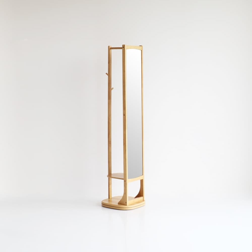 ハンガーラック ターンミラーハンガー クルート ILM-3683NA 【直送品】 返品・キャンセル・他商品と同時購入は不可