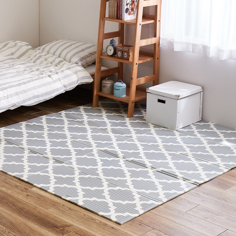 折りたため水拭き可 プレイマット エクスモロッコ 178x196cm メーカー直送▼返品・キャンセル不可[他商品と同時購入不可]
