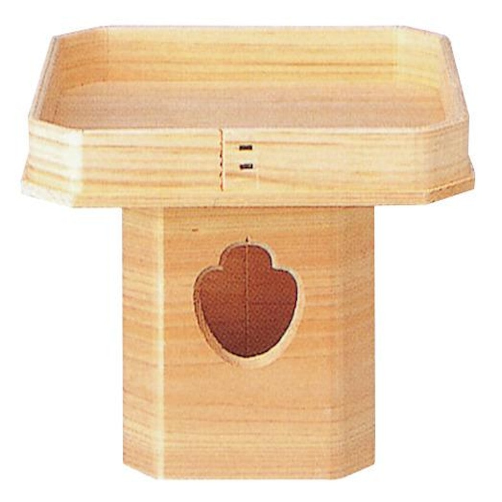 ナカムラ商事 木製三宝台化粧箱入 9寸 【直送品】 返品・キャンセル・他商品と同時購入は不可