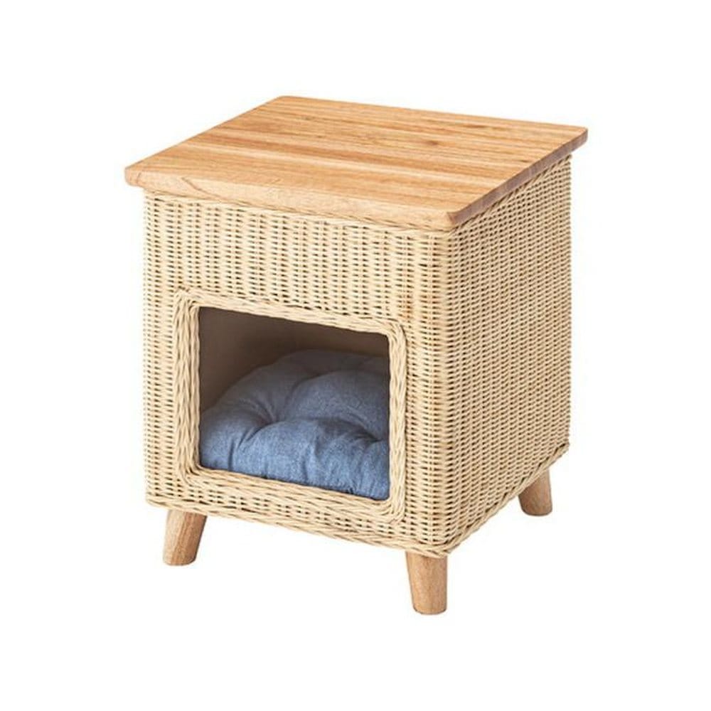 東谷 ペットハウススツール ナチュラル PET-63 メーカー直送 ▼返品・キャンセル不可【他商品との同時購入不可】