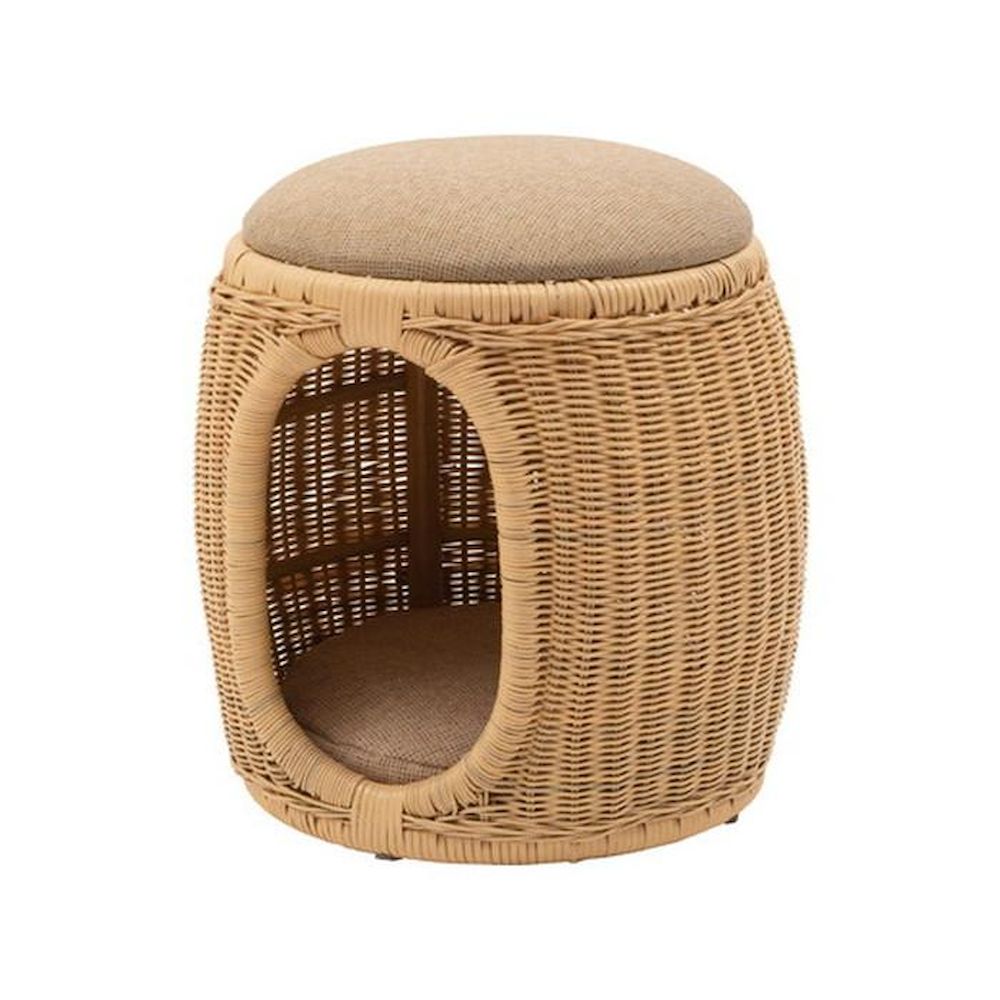 東谷 ペットスツール ナチュラル PET-66 メーカー直送 ▼返品・キャンセル不可【他商品との同時購入不可】