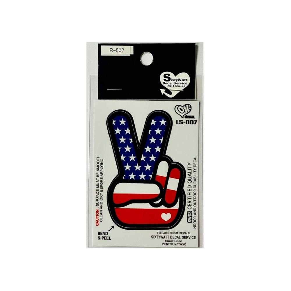 東洋マーク 純正ステッカーＰＥＡＣＥ ＳＩＧＮ Ｒ５０７