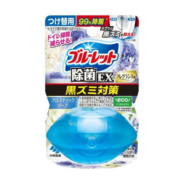 小林製薬 液体ブルーレットおくだけ除菌EXフレグランスつけ替 アロマティックソープ 67ml