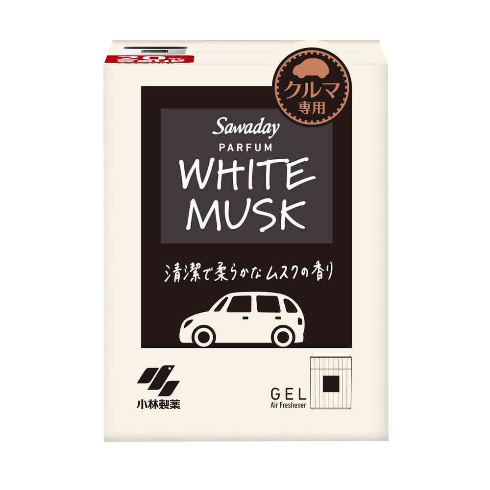 小林製薬 Sawadayクルマ専用ゲル パルファムホワイトムスク 110g