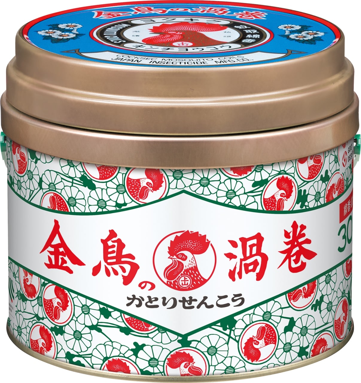 【防除用医薬部外品】大日本除虫菊 金鳥の渦巻 蚊取り線香 (線香皿付き) 30巻