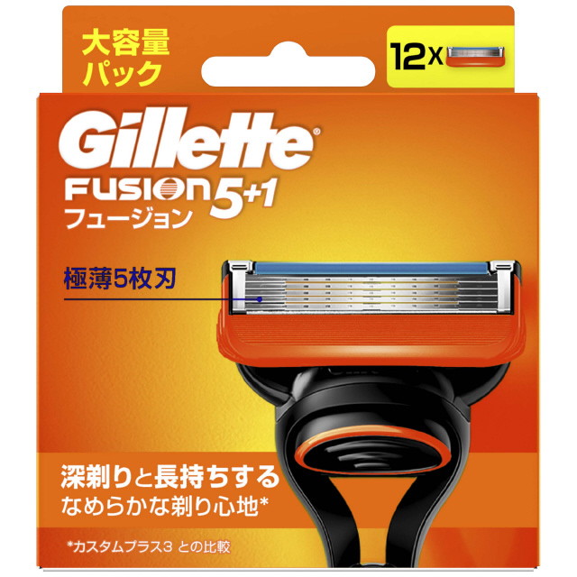 P＆G ジレット フュージョンマニュアル替刃12B 替刃12個入