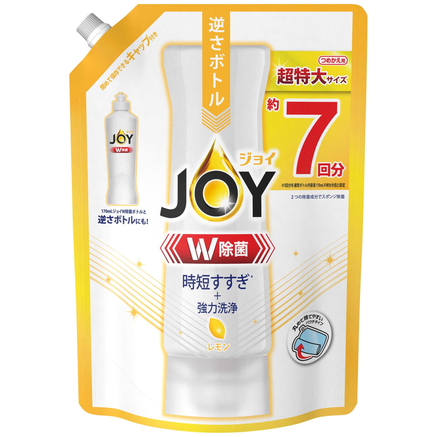 P&G 除菌ジョイ コンパクト レモン 超特大 910ml