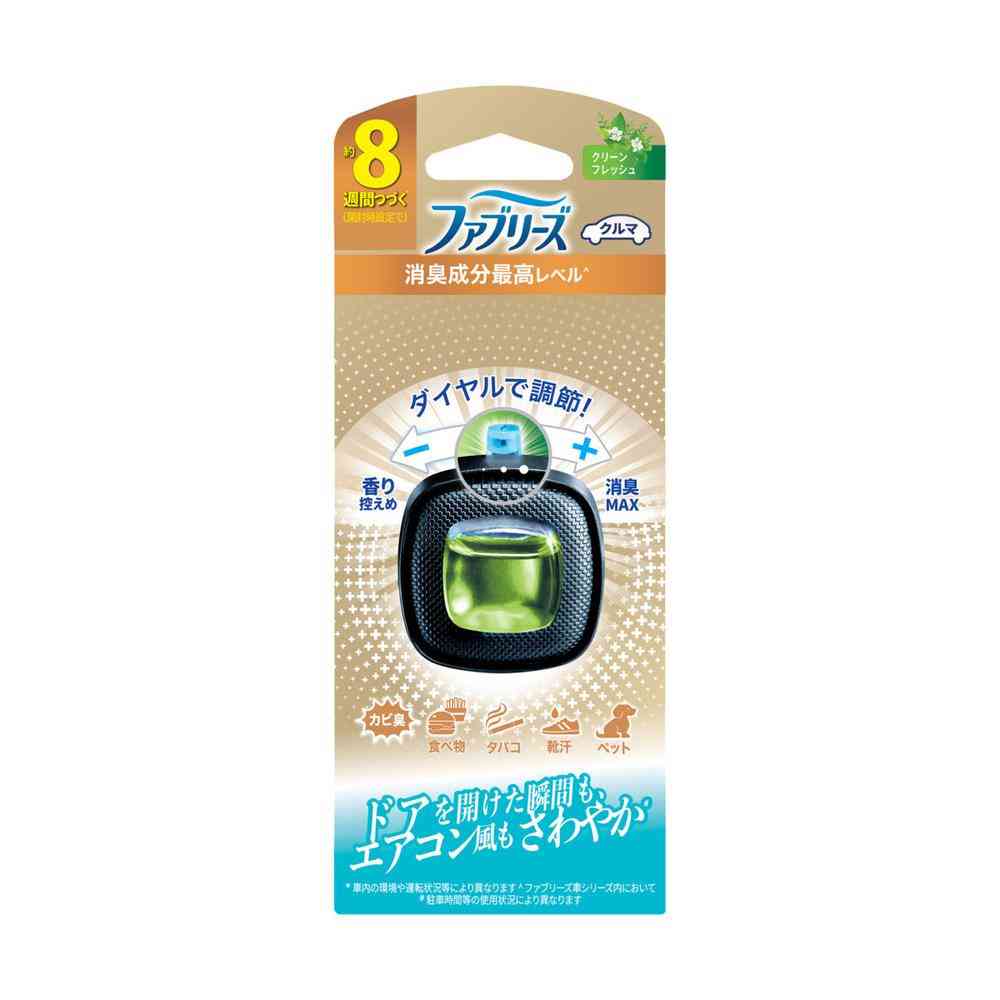 P&G ファブリーズ イージークリップ 消臭成分 最高レベル クリーンフレッシュ 2.5mL