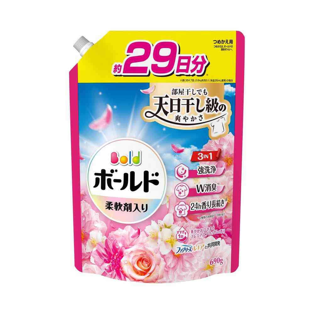 P&G ボールド ジェル プレミアムブロッサム つめかえ 超特大 690g [3個セット]