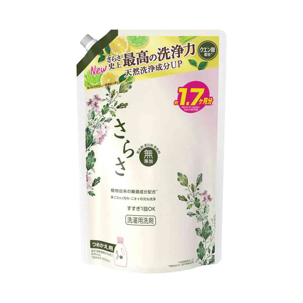 P&G さらさ洗剤ジェル つめかえ超ジャンボサイズ 1260g [3個セット]