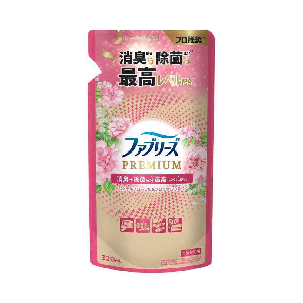 P＆G ファブリーズ W除菌＋消臭 プレミアム パステルフローラル＆ブロッサムの香り つめかえ 320mL