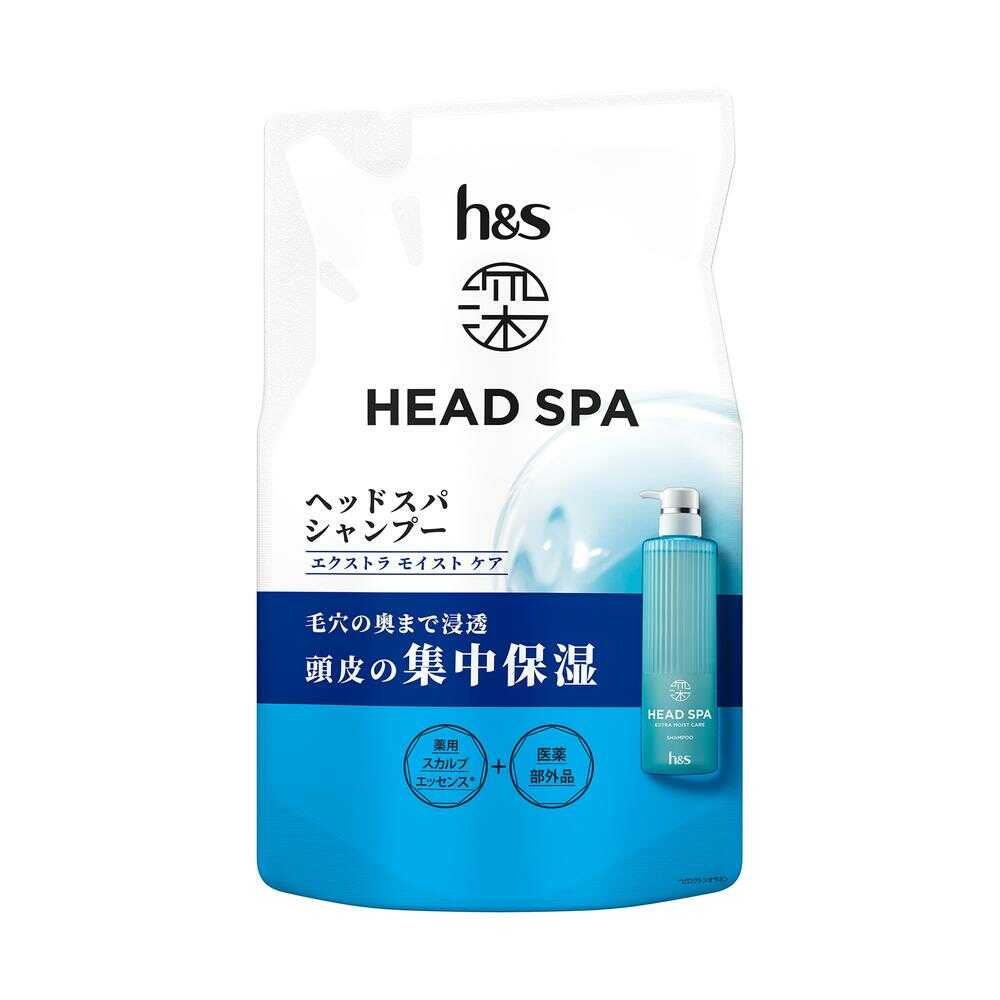 [医薬部外品]P&G 深ヘッドスパ by h&s エクストラ モイスト ケア シャンプー詰め替え 350g
