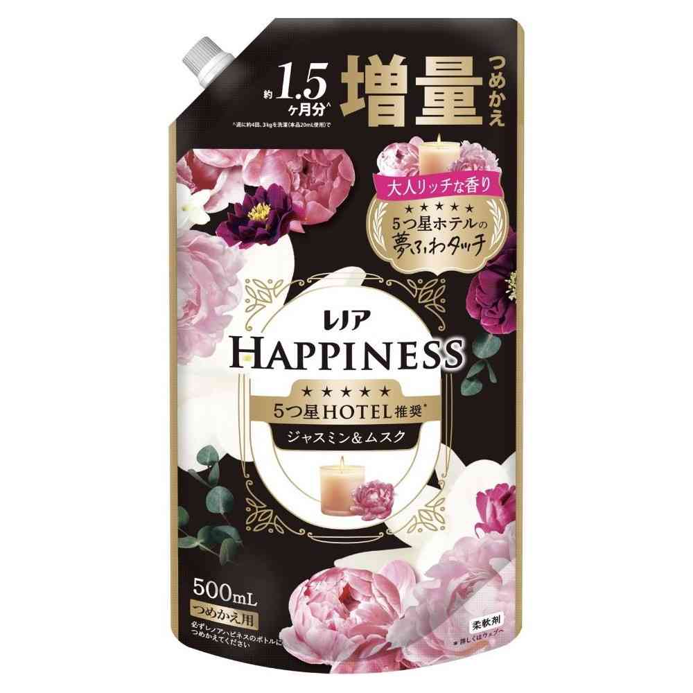 P＆G レノアハピネス 夢ふわタッチ ジャスミン＆ムスクの香り 詰替 500mL