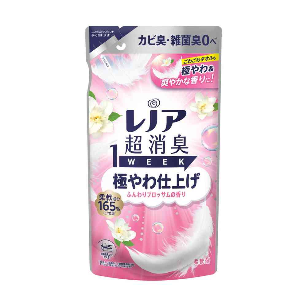 P&G レノア超消臭 極やわ仕上げ ふんわりブロッサム 詰替 340mL